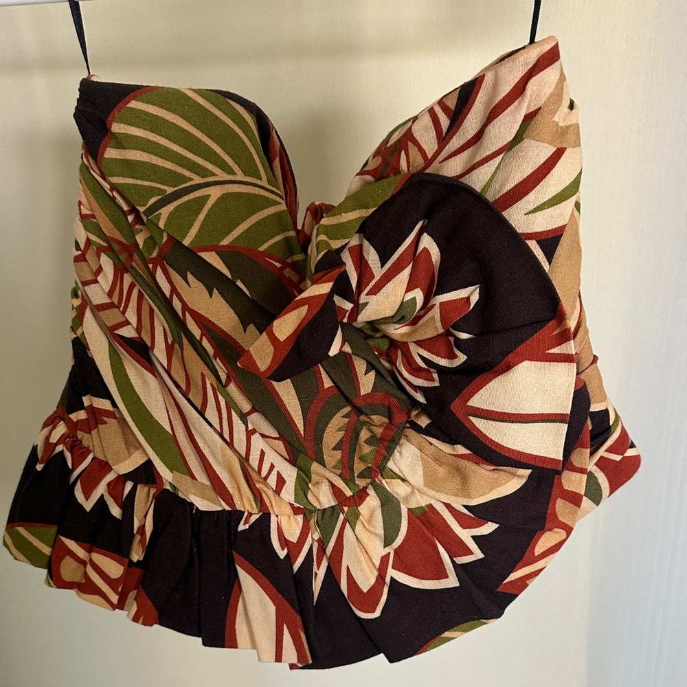 Zara Strapless Dress - Multicolor Floral
